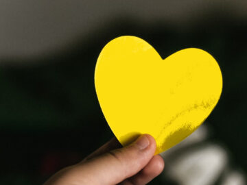 coeur jaune snap