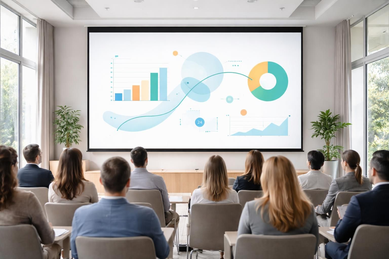 découvrez comment optimiser la taille et le placement des éléments sur un écran de projection pour améliorer la lisibilité et maximiser l'impact de vos messages marketing.