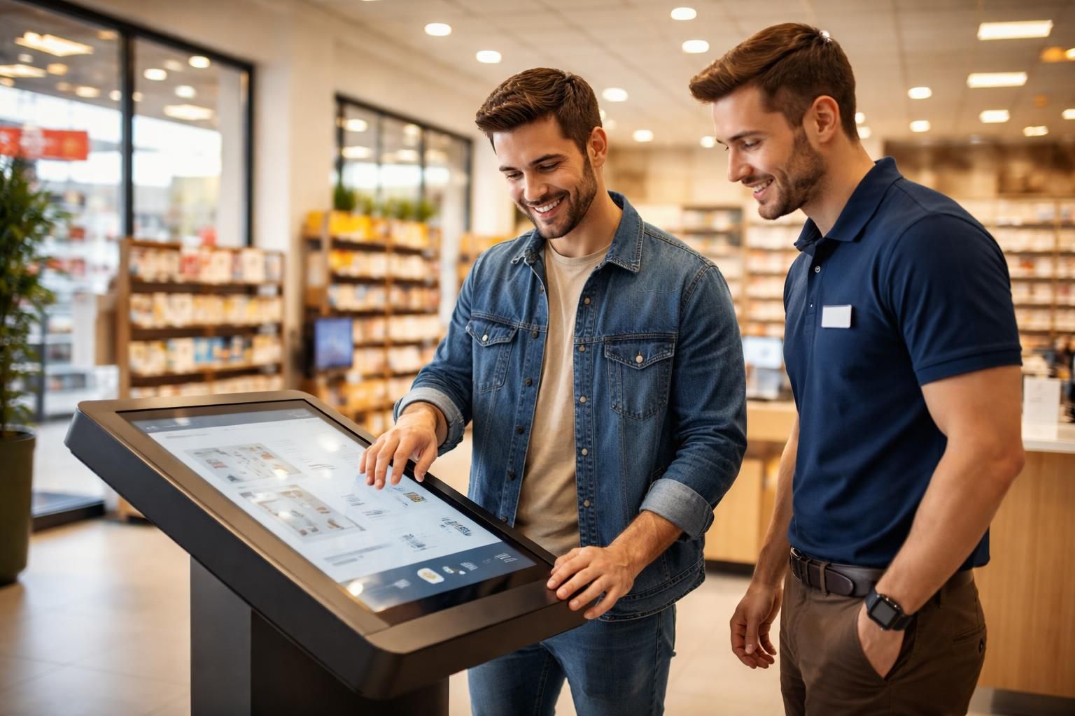 attirez plus de leads en magasin grâce à notre tablette tactile en borne, un outil interactif simple et efficace pour engager vos clients.
