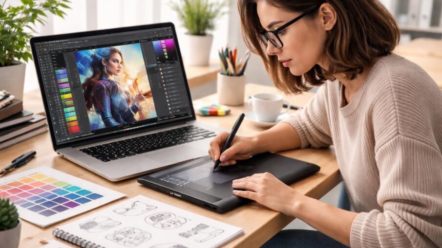 apprenez les bases essentielles du graphisme avec notre cours photoshop en ligne, accessible à tous niveaux pour maîtriser les outils et techniques clés.