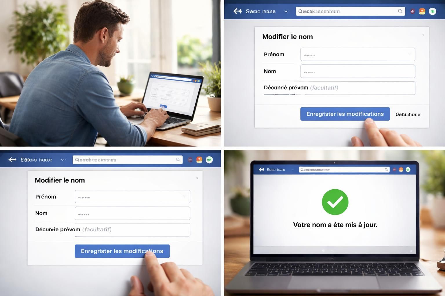 découvrez les étapes essentielles pour changer votre nom sur facebook facilement et rapidement. suivez notre guide pratique pour une modification réussie.